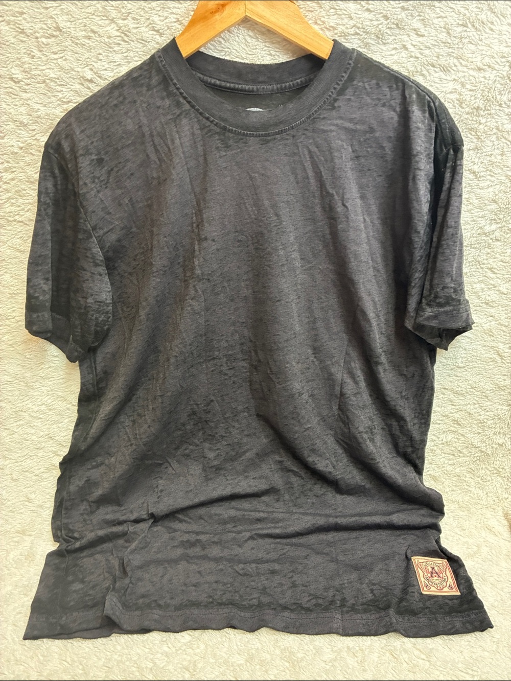 Affliction Men's Black Short Sleeve Crew Tee
